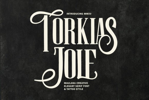 Boost Your Brand with Torkias Jole: A Serif Font for Professional Design