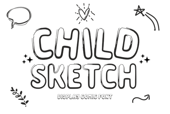 Child Sketch: A Modern Script Font for Editorial Design