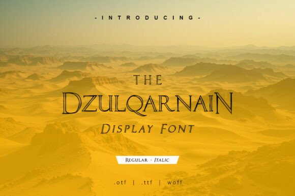 Dzulqarnain: A Font That Commands Attention