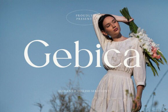 Gebica: A Serif Font That Elevates Brand Campaigns