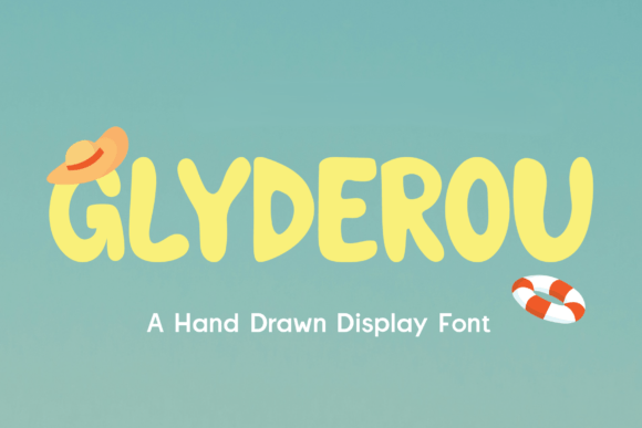 Glyderou: A Playful Display Font for Warm Branding