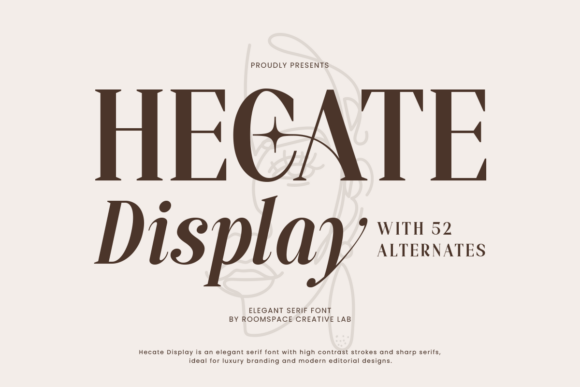 Hecate Display: A Serif Font for Editorial Sophistication