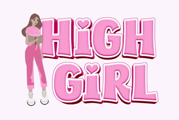 High Girl: A Bold Display Font for Creative Branding