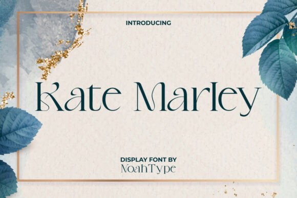 Kate Marley: A Serif Font That Elevates Your Handmade Creations