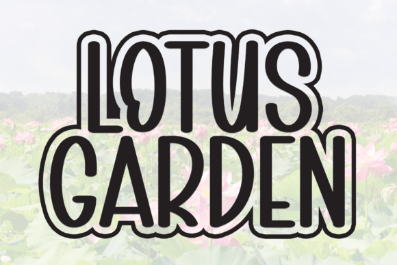 Lotus Garden: A Font That Elevates Your Brand