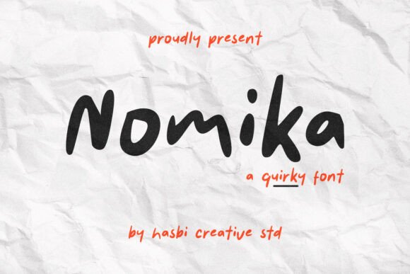 Nomika: A Friendly Font for Branding Projects
