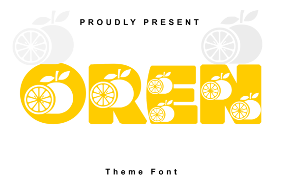 Oren: A Font That Brings Joy to Every Craft Project
