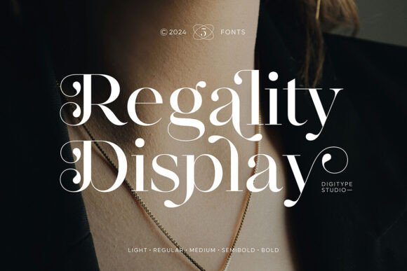 Regality Display: Elevating Brand Communication with a Timeless Serif Typeface