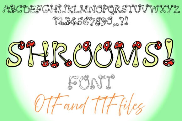 Shrooms Font: A Whimsical Addition to Your Design Toolkit