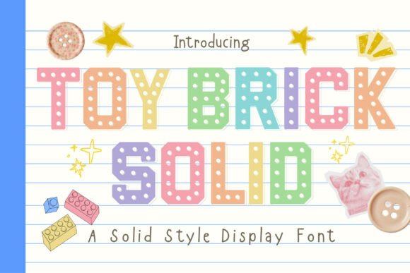 Toy Brick Solid: A Playful Font for Bold Branding