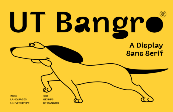 Ut Bangro: A Bold Sans Serif for Creative Craft Projects