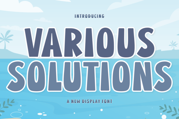 Various Solutions: A Versatile Font for Editorial Design